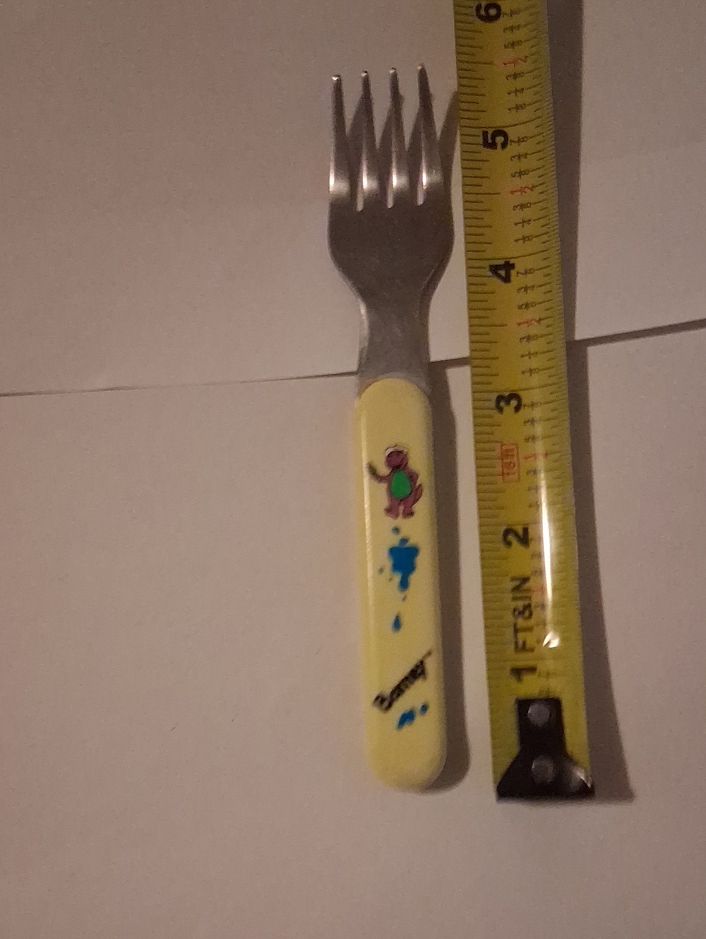 Vintage Barney Kids Fork